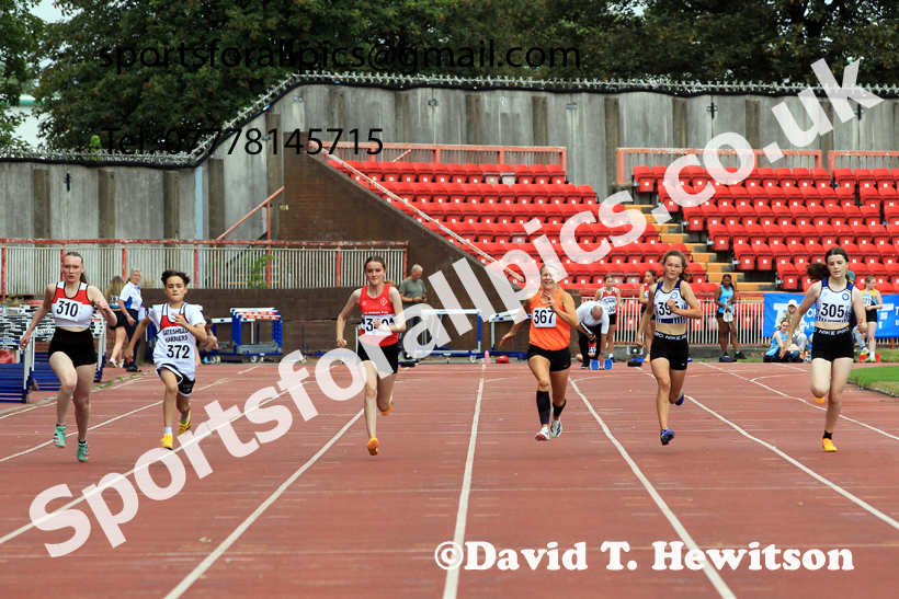 100 metres, Gateshead Tartan Games.  Photo: David T. Hewitson/Sports for All Pics